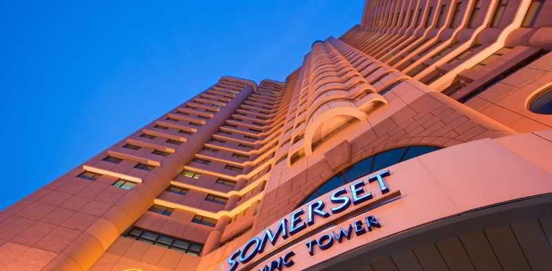 Somerset Olympic Tower Tchien-ťin Exteriér fotografie